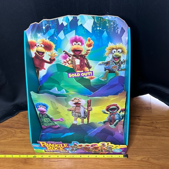 Fraggle Rock Back to the Rock Toy Set Cardboard Plush Display Jim Henson RETRO - Picture 2 of 12